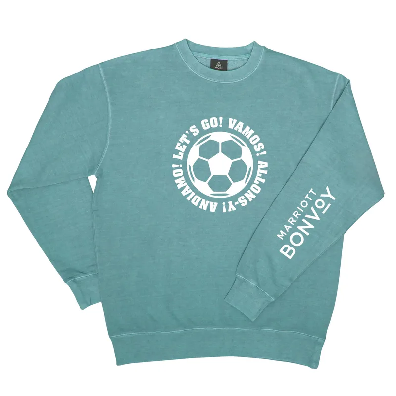 Soccer - ACE Vintage Wash Crew Fleece view 3