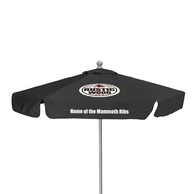7' Deluxe Market Umbrella Kit With Valance (2 Imprints) view 4