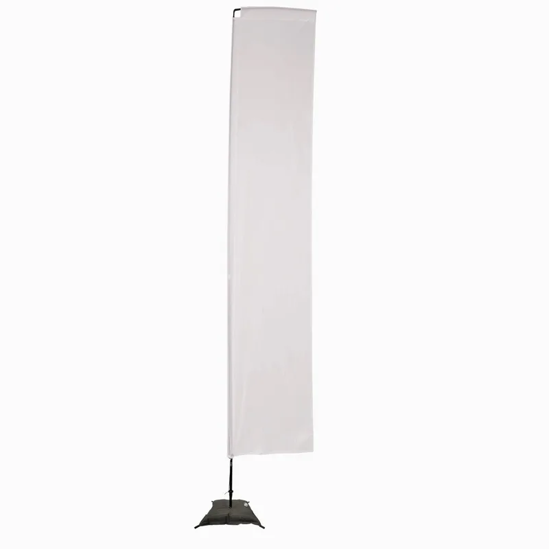 14.5' Streamline Rectangle Sail Sign Flag, 1-Sided, Scissor view 2