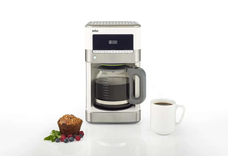 Braun Brewsense 12-Cup Drip Coffee Maker - Stainless Steel/White