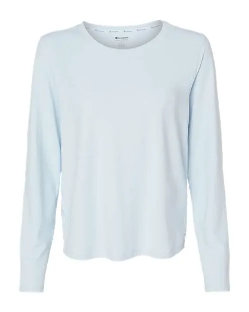 Champion® Women's Sport Soft Touch Long Sleeve T-Shirt view 2