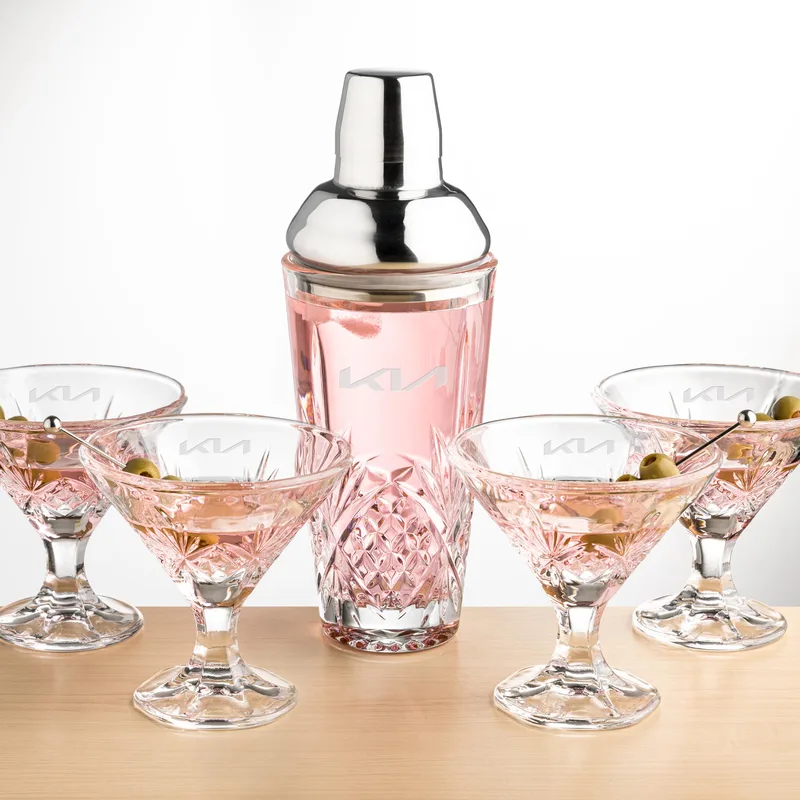 Shaker & 4 Martini