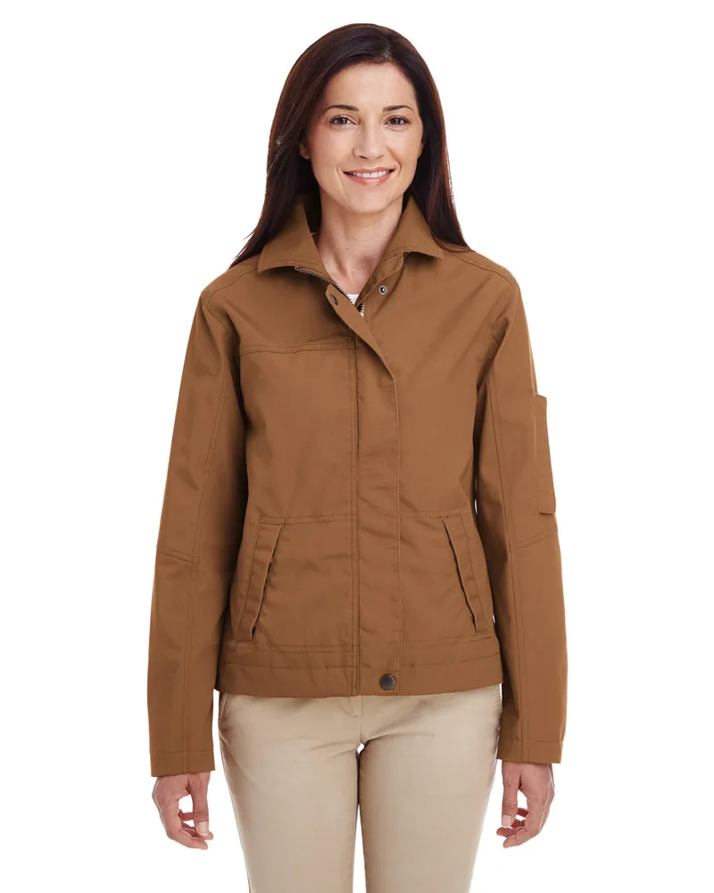 Harriton Ladies' Auxiliary Canvas Work Jacket view 4