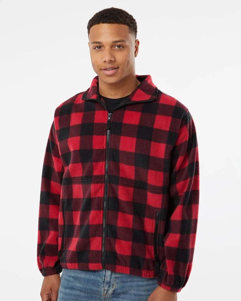 Burnside® Polar Fleece Full Zip Jacket view 6