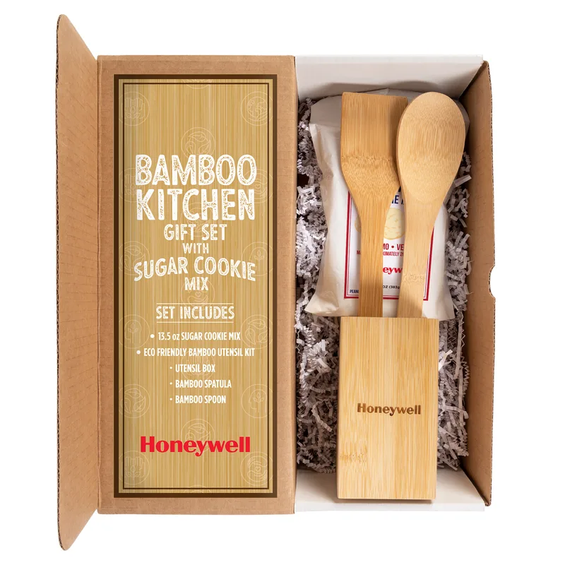 Bamboo Kitchen Gift Set with Sugar Cookie Mix view 2
