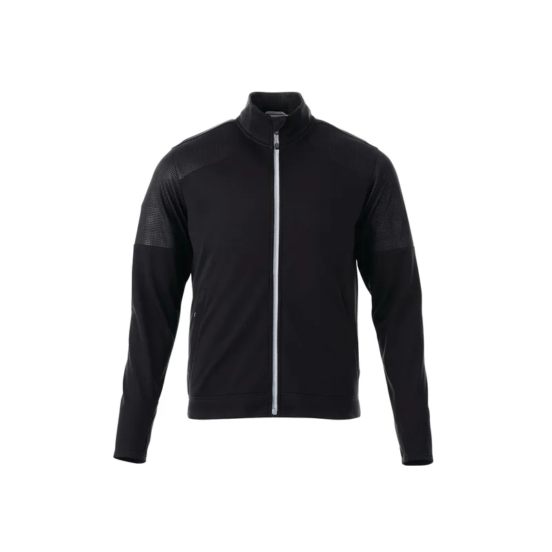 Men's SENGER Knit Full Zip Performance Jacket with Thumb Holes view 2