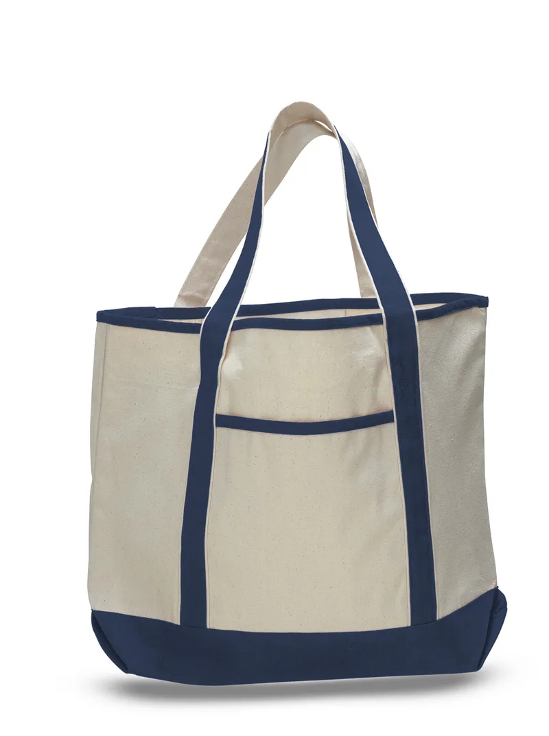Natural Beige/Navy Blue