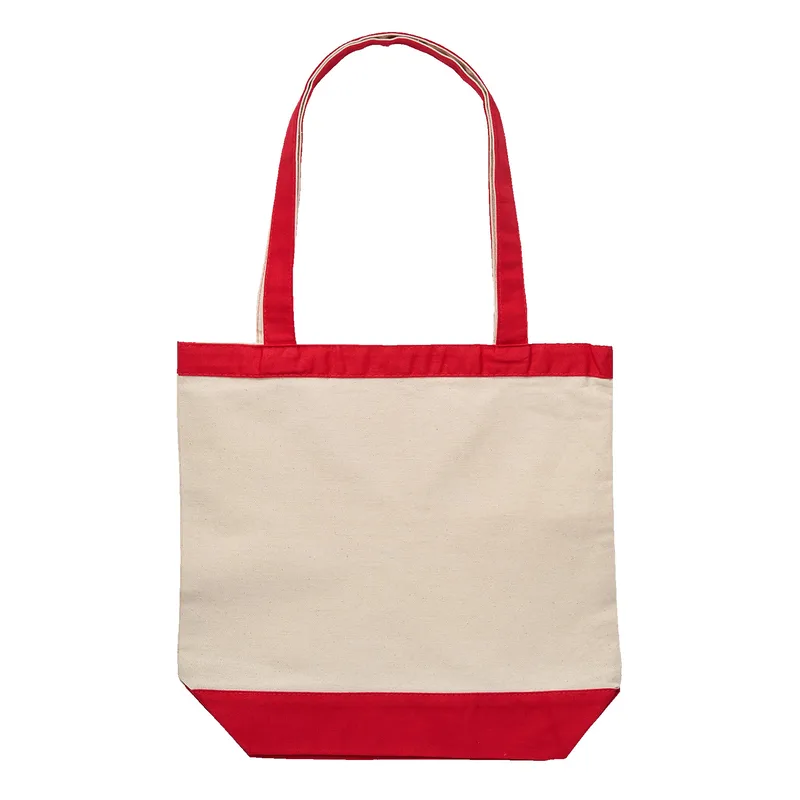 10 Oz. Cotton Canvas Tote Bag - 14 1/2" x 15 1/2" view 2