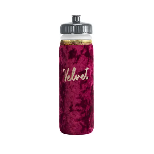 22 Oz. Van Metro Velvet Sport Bottle w/Sleeve & Push-Pull Lid view 3