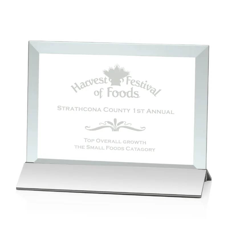 Deep Etch, Horizontal, Jade, Silver, 8" x 6"