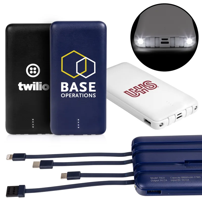 CoreCharge Multi-Charging Power Bank with LED Flashlight view 2