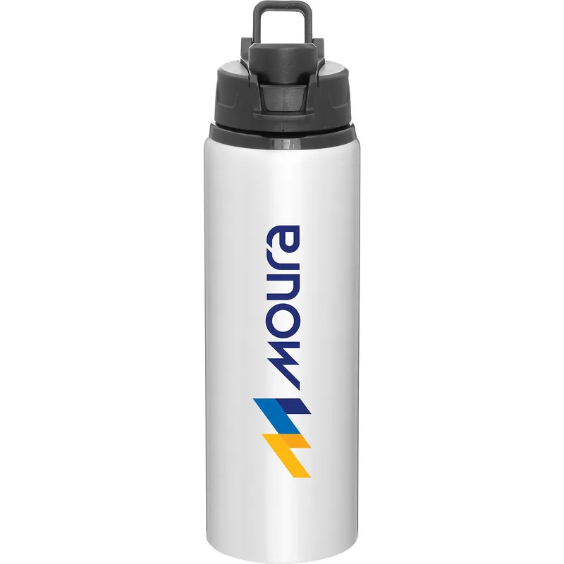 28 oz h2go Surge Water Bottle (Silver)