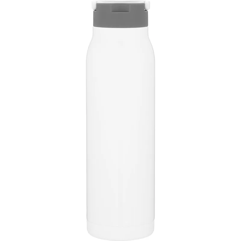 32 oz h2go Flex Water Bottle (White) view 2