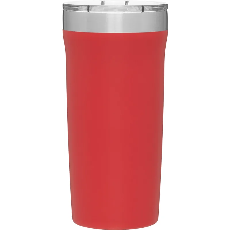 18 oz Palermo Travel Tumbler (Matte Red) view 2