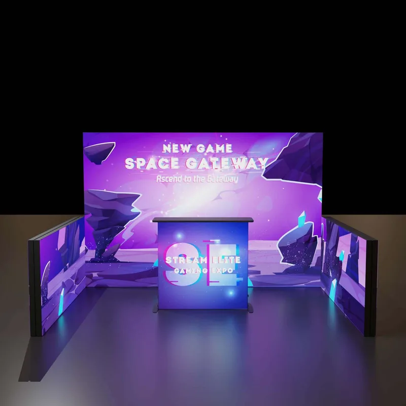 8'H Astra Modular Booth Kit 1 view 3