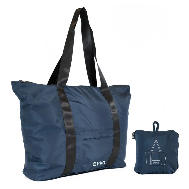 PKG Umiak 33L Recycled Packable Tote Bag - Navy