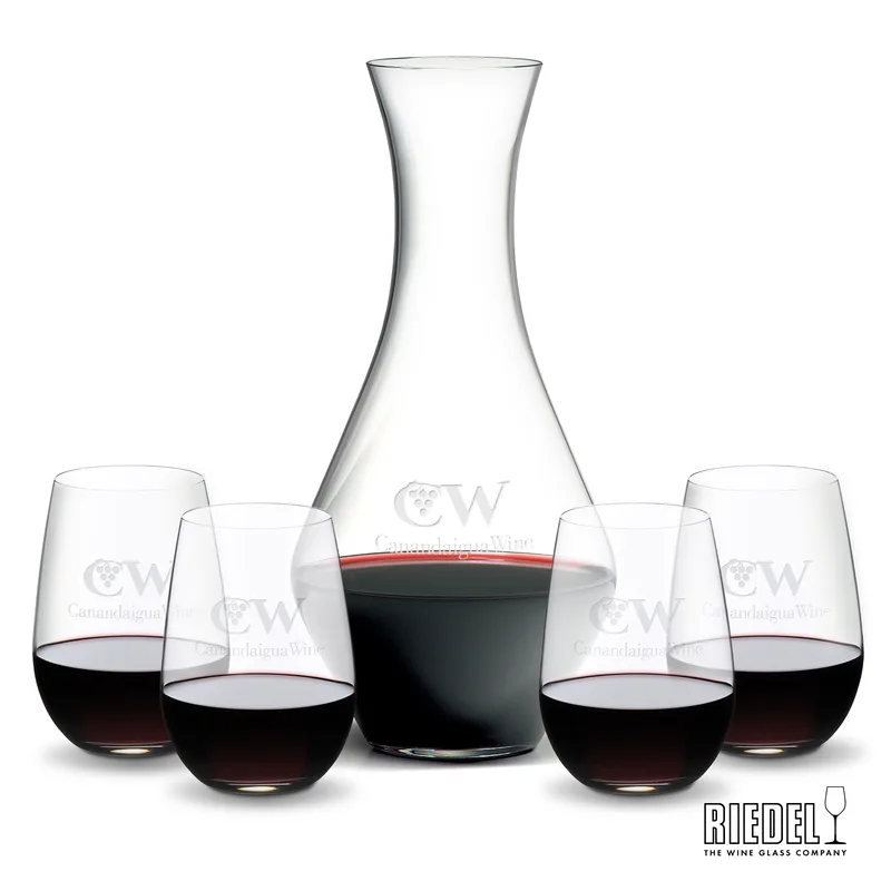 Decanter & 4 Wine