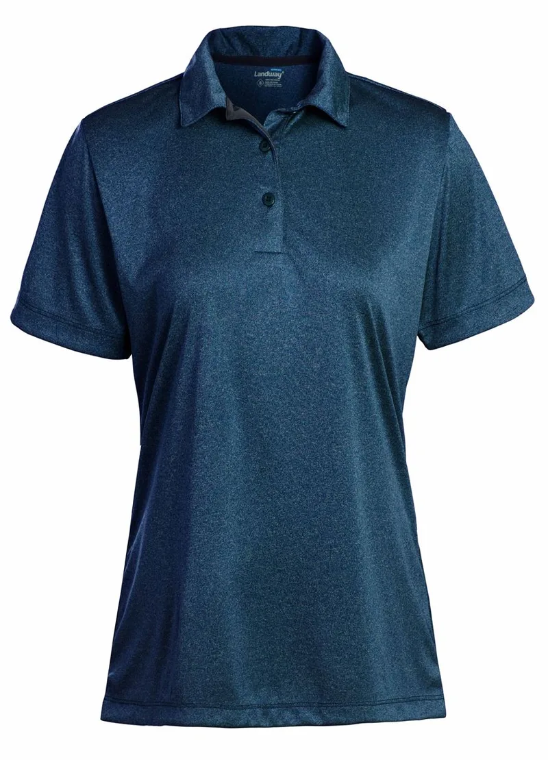 Ladies' Vertex Heathered Knit Shirt view 4