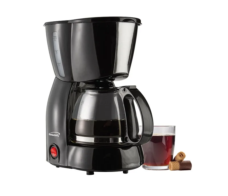 Black 4 Cup Coffee Maker