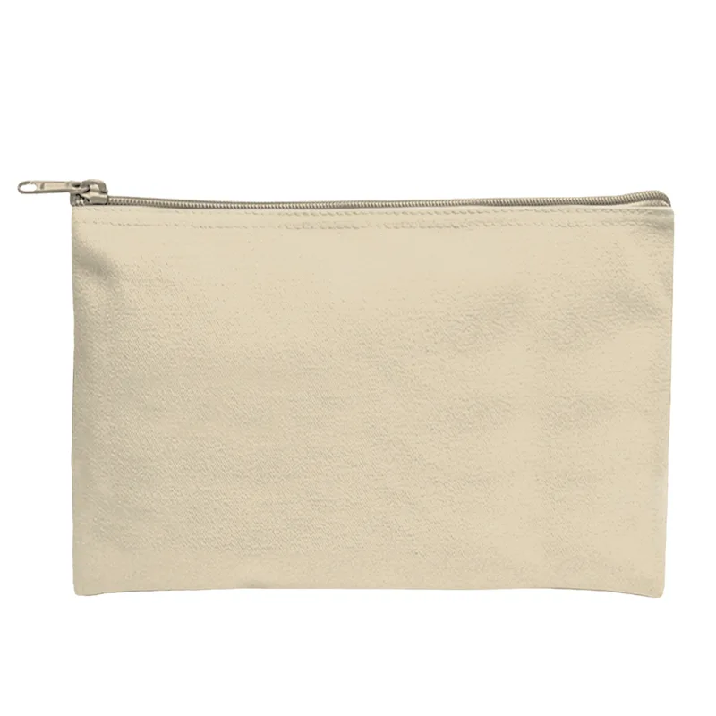 Recycled Canvas Zippered Pouch view 2