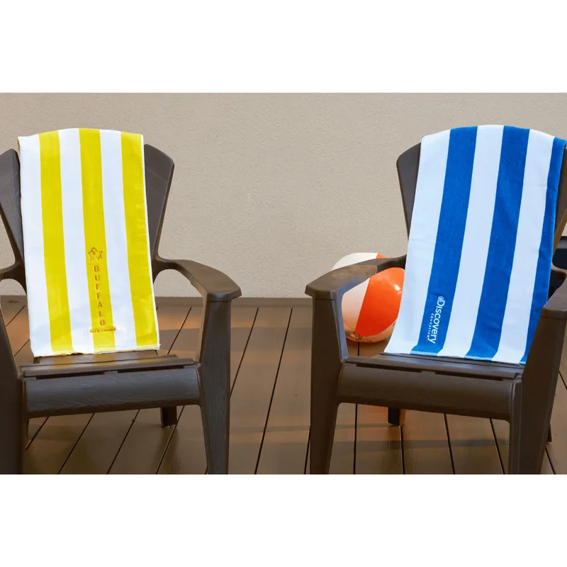 Promo Terry Cabana Towel (Laser Patch) view 2