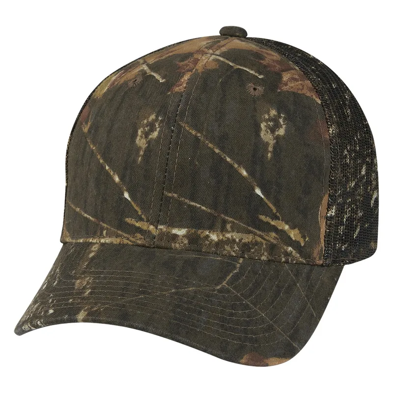 Mossy Oak® Hunter's Retreat Mesh Back Camouflage Cap view 3