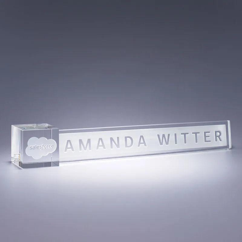 216C-Accent Nameplate Clear