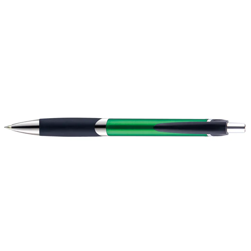 Green/Black/Silver Blank Front View