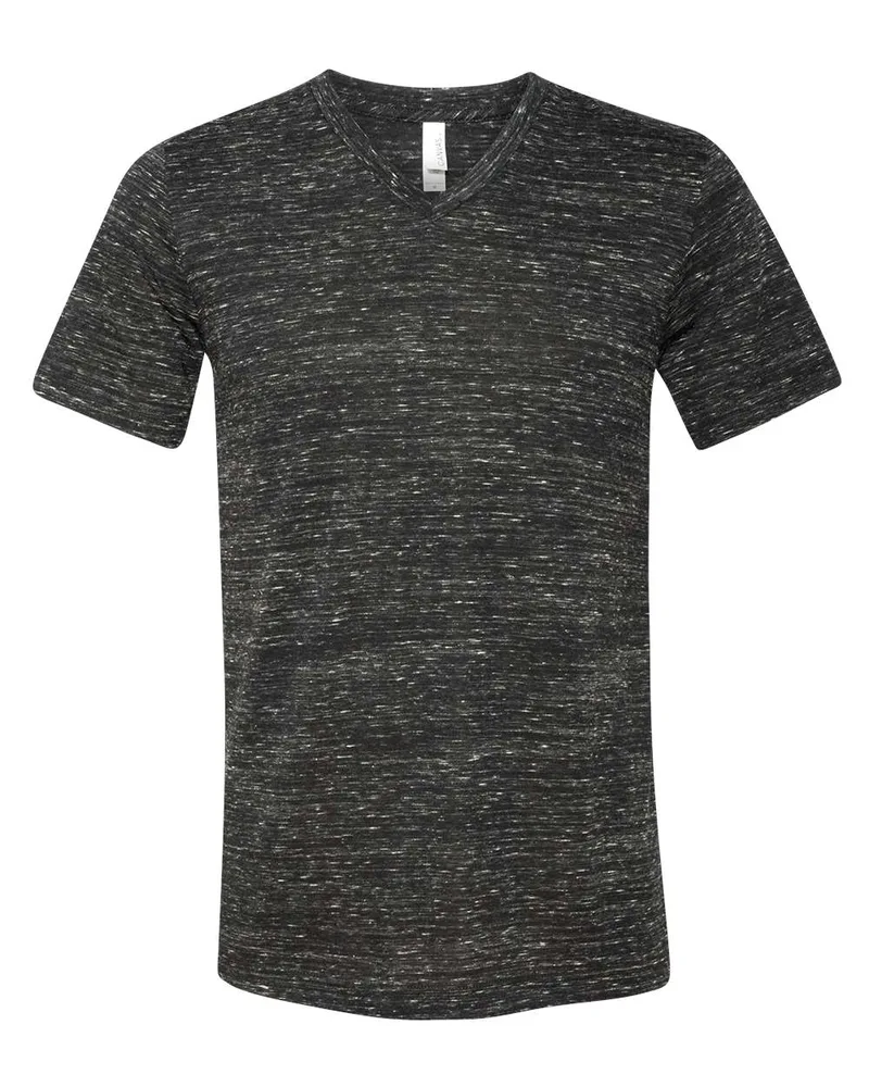 BELLA+CANVAS Unisex Textured Jersey V-Neck T-Shirt view 6