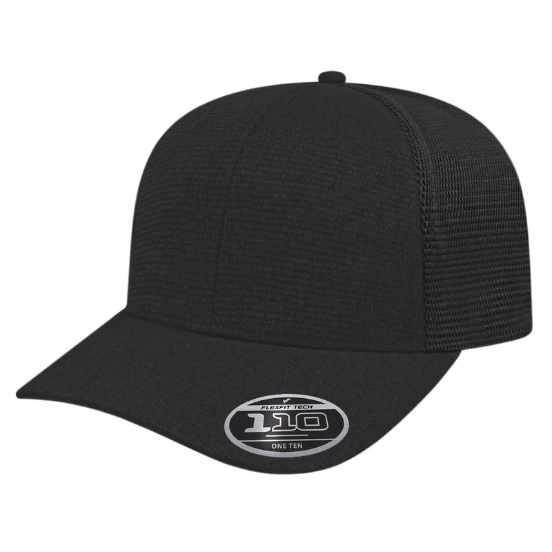 Flexfit 110® Ribbed Tri-blend Trucker Cap view 2