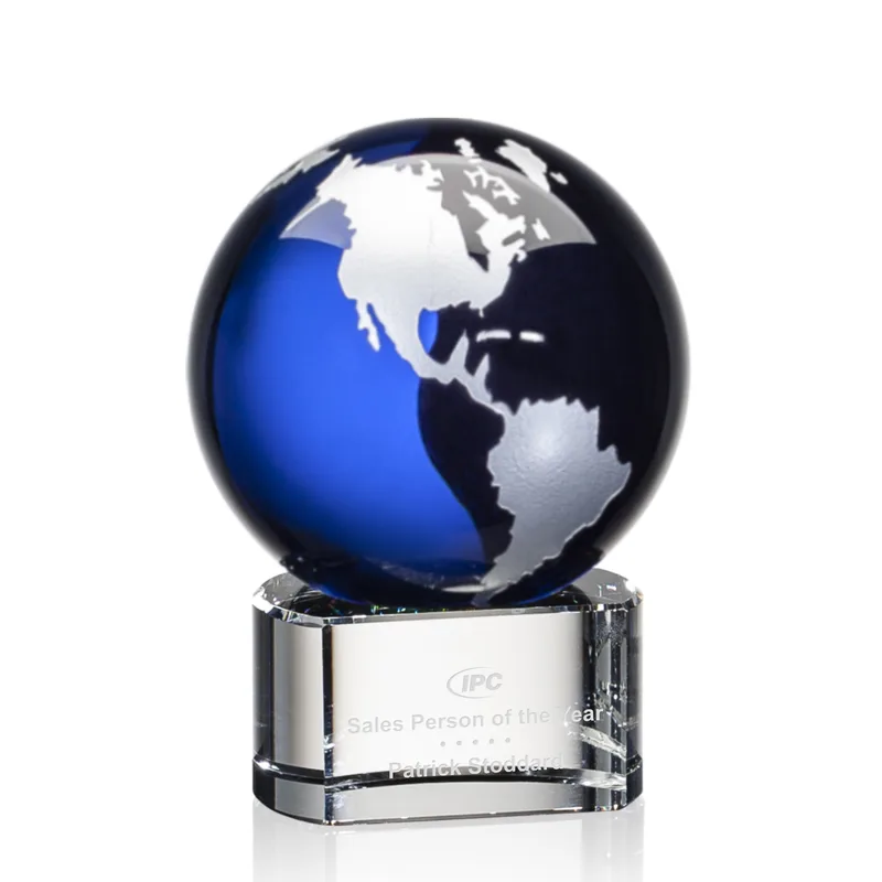Blue, Silver, 4"