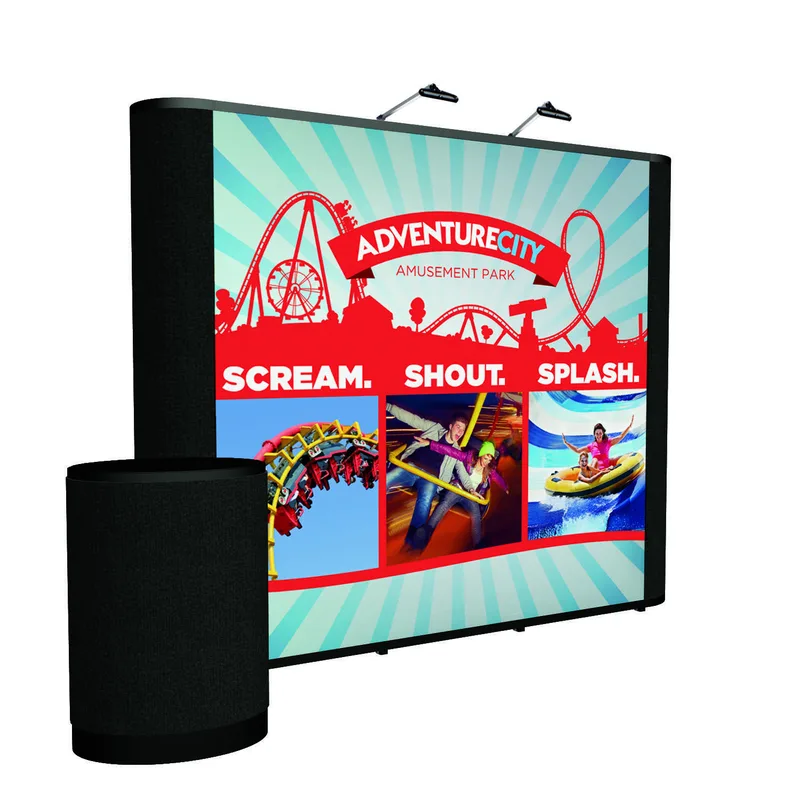 10' Straight Show 'N Rise Floor Kit (Mural w/ Fabric Ends) view 6