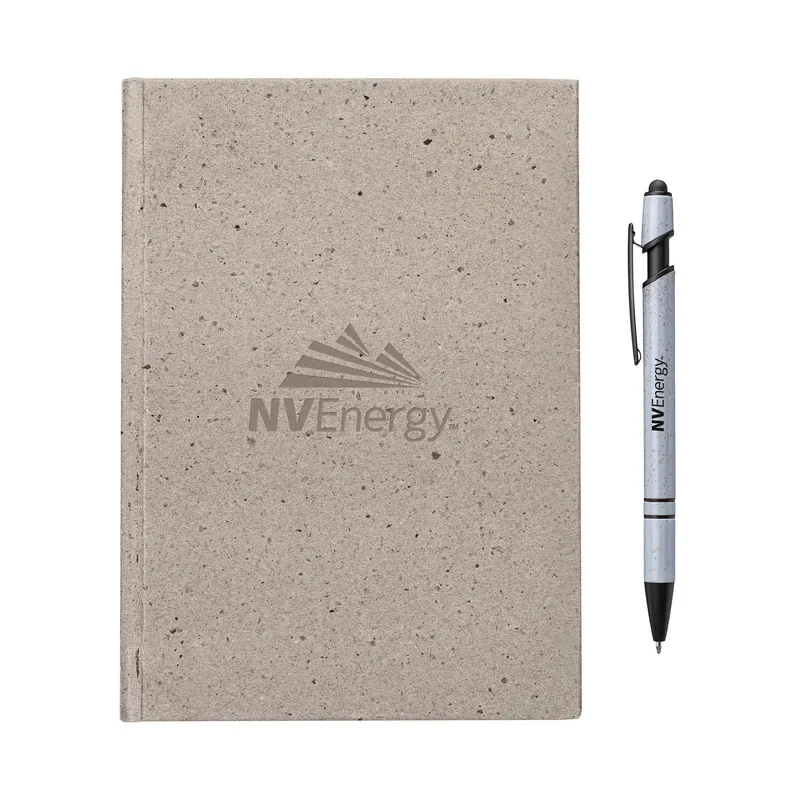 Journal & Austen Pen, Grey/Grey