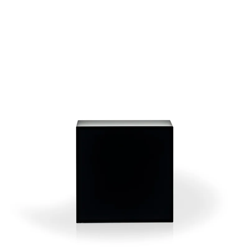 Hudson Black Crystal Paperweight view 2