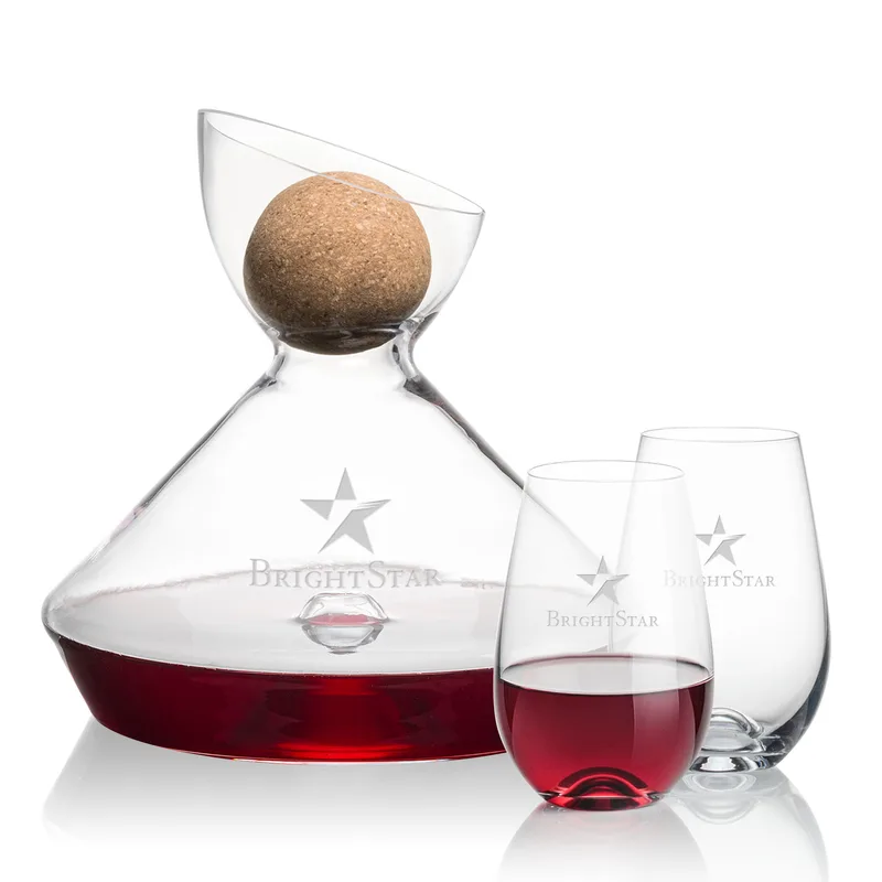 Carafe & 2 Stemless