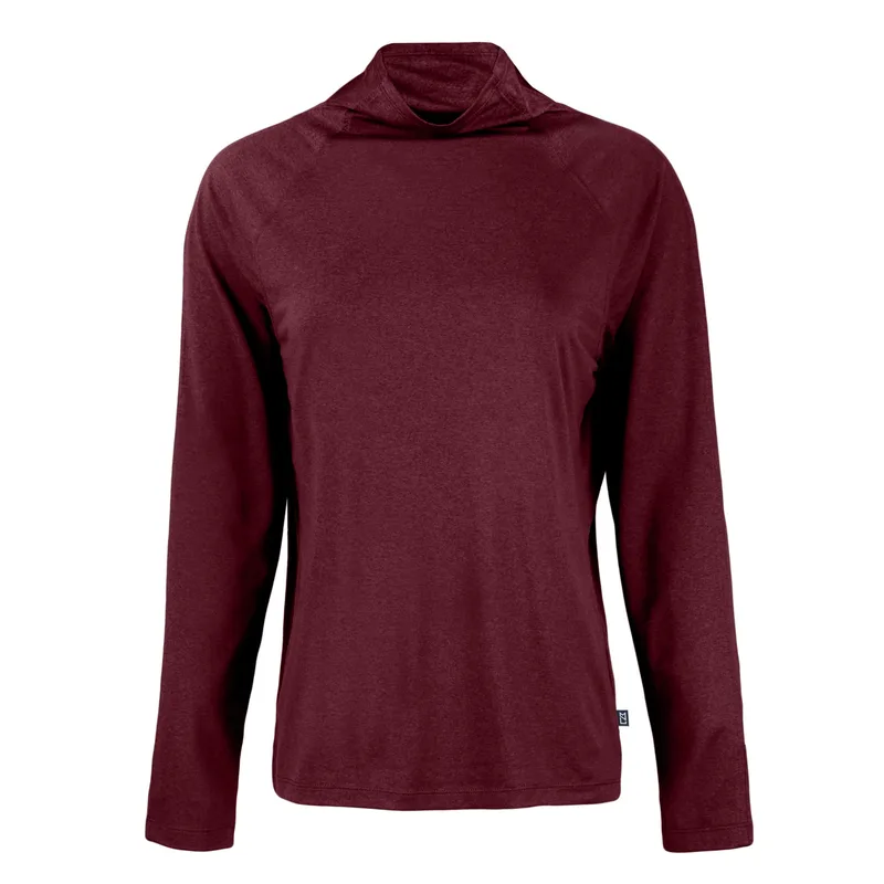 Cutter & Buck Coastline Epic Comfort Eco Recycled Womens Funnel Neck view 4