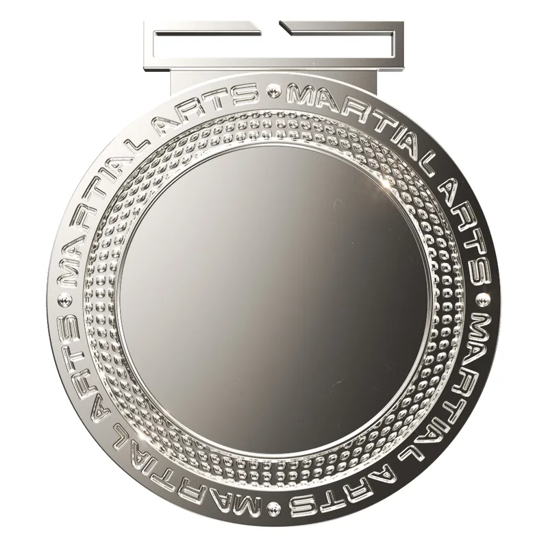 Dual Plated Martial Arts Medallions 3" view 2