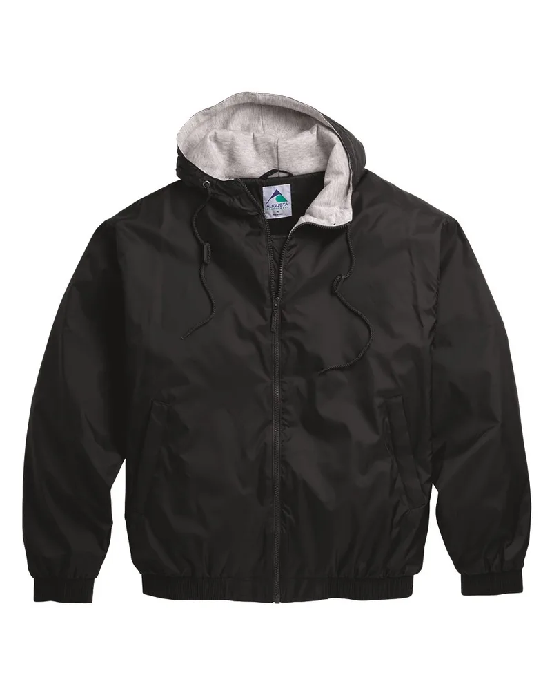 Augusta Sportswear® Fleece Lined Hooded Jacket view 2