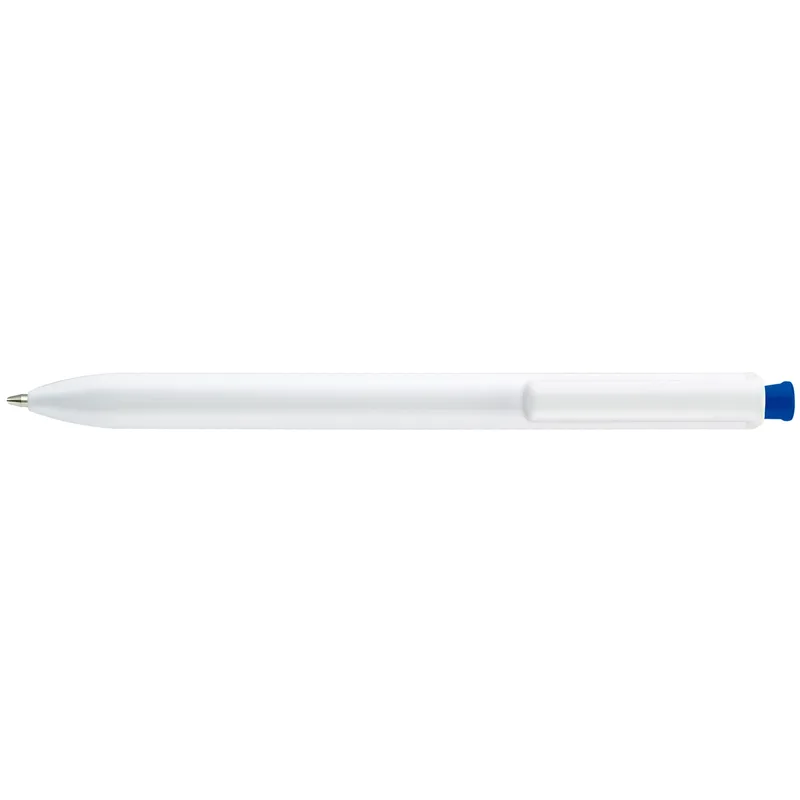 White/Blue Blank Front View