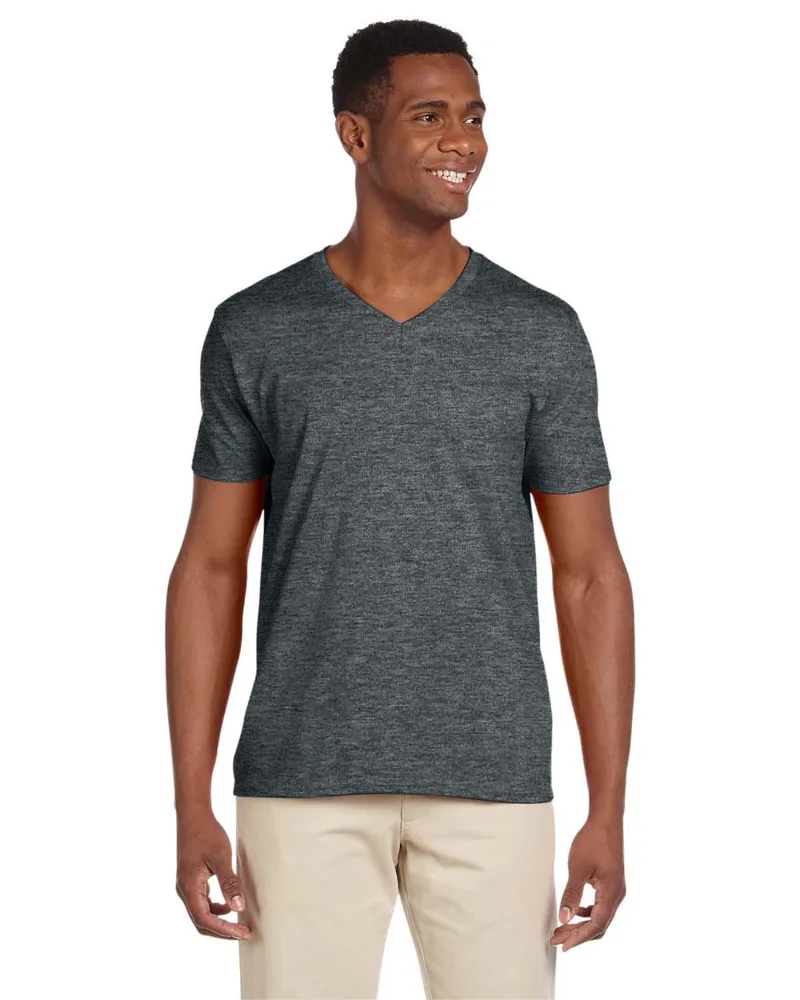Gildan Adult Softstyle® V-Neck T-Shirt view 4
