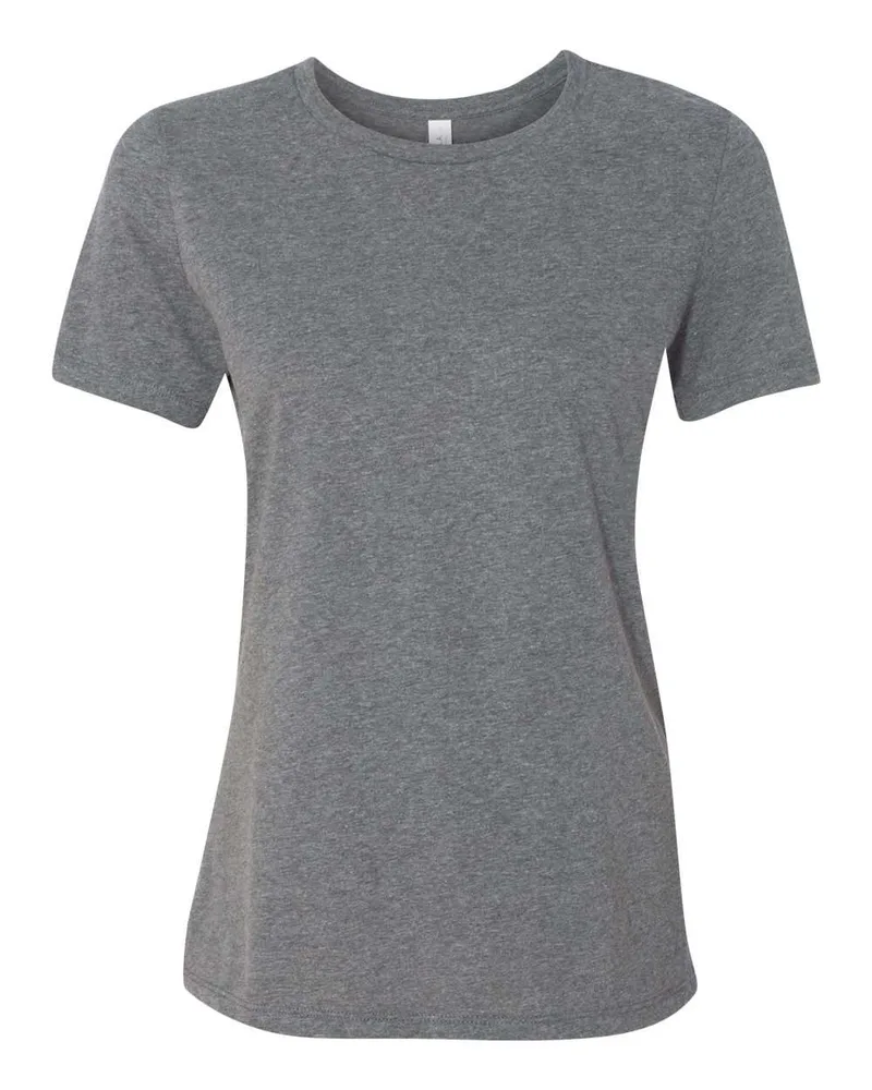 Bella+Canvas® Women's Relaxed Fit Heather CVC T-Shirt view 3