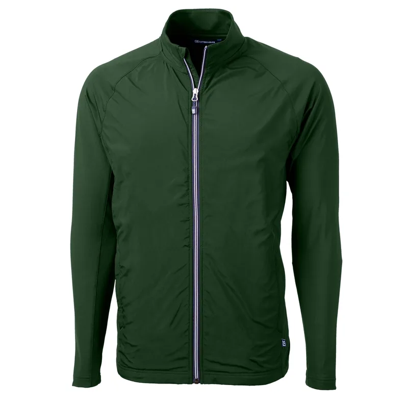 Cutter & Buck Adapt Eco Knit Hybrid Recycled Mens Full Zip Jacket view 2