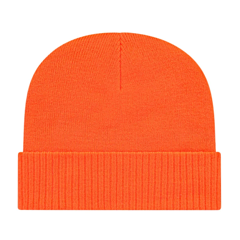 Knit Cap With Ribbed Cuff view 7