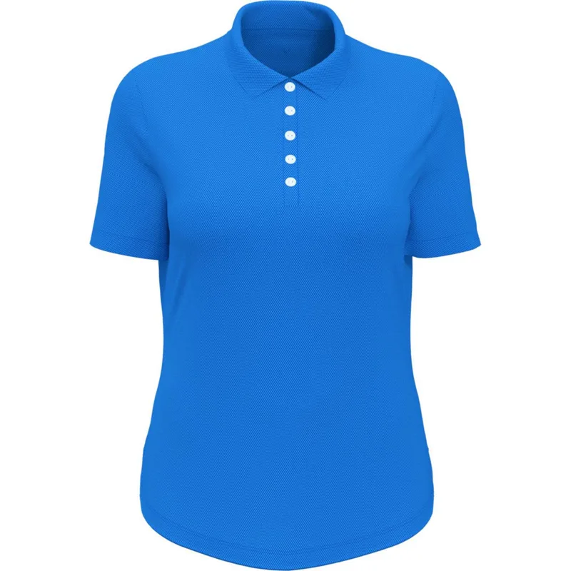 Callaway® Birdseye UPF 50+ Women's Cooling Polo Shirt with Custom Logo view 2