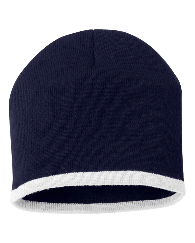 Navy Blue/White