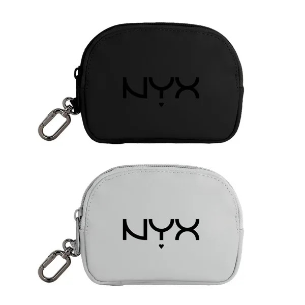 Branson Round Recycled PU Zip Pouch