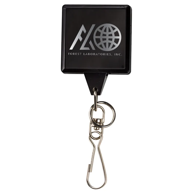 Bamboo Jumbo Square Retractable Badge Reel view 4