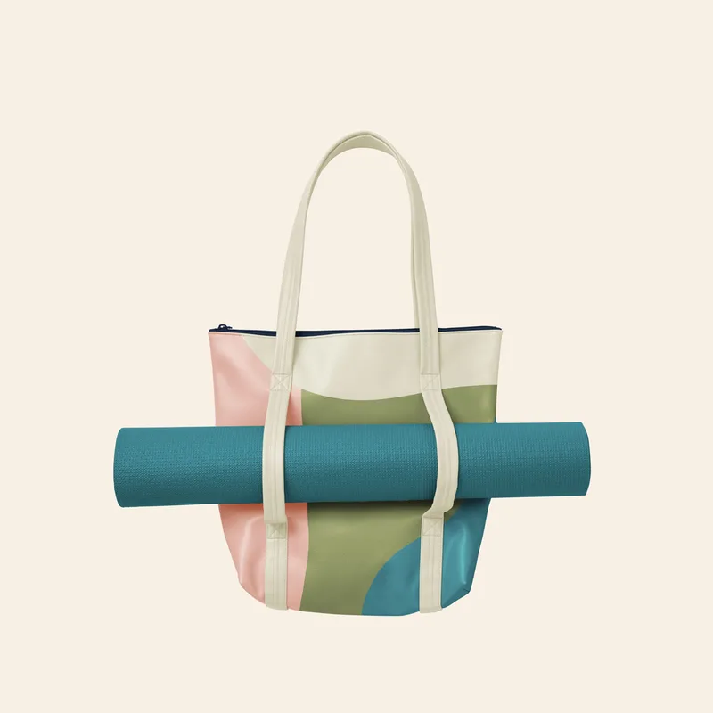 Twinkles Yoga Tote - Vegan Leather view 2