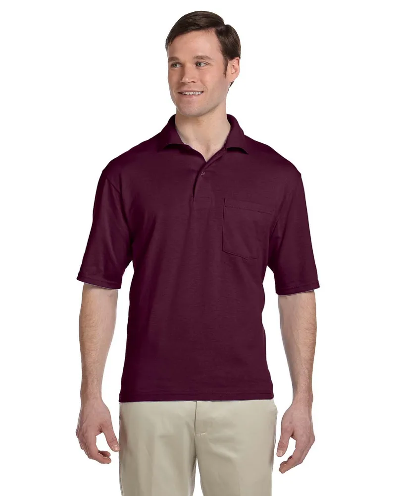Jerzees Adult DRI-POWER® ACTIVE Pocket Jersey Polo view 5
