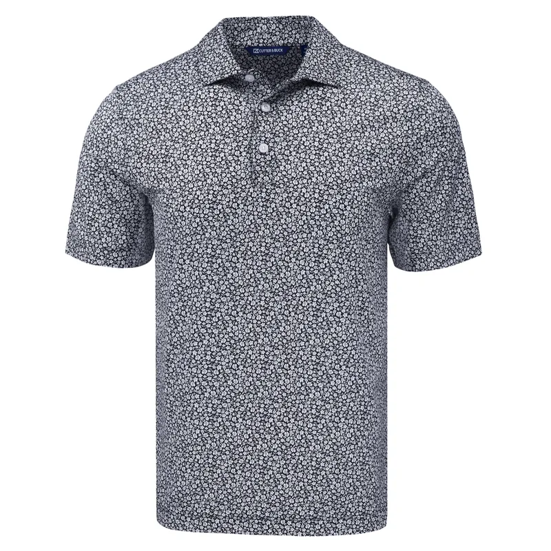 Cutter & Buck Pike Eco Flora Print Recycled Mens Polo view 2